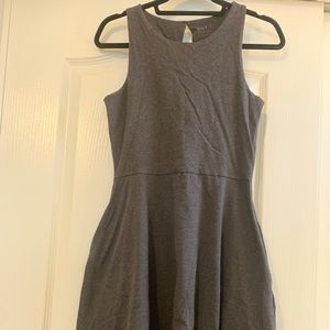 PACT fit and flare tank dress organic cotton
